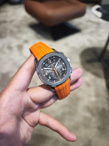 Patek Philippe Aquanaut Chronograph Orange 5968A-001 Collector’s Clone 1:1 photo review