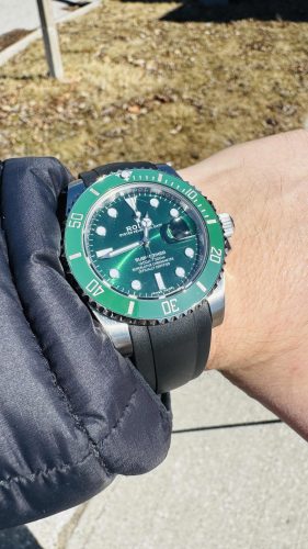 Rolex Submariner Date 116610LV “Hulk” Luxury Clone Quality photo review