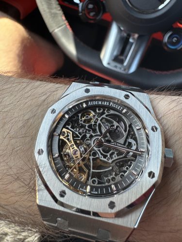 AP Royal Oak “Skeleton” Openworked 15407ST.OO.1220ST.01 Perfect Duplicate Edition photo review
