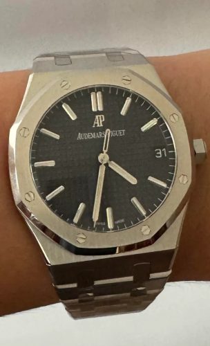 Audemars Piguet Royal Oak 15500ST “Blue Dial” Perfect Duplicate Edition photo review