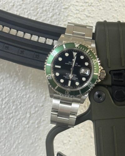 Rolex Submariner 16610LV “Kermit” Precision Replica Edition photo review