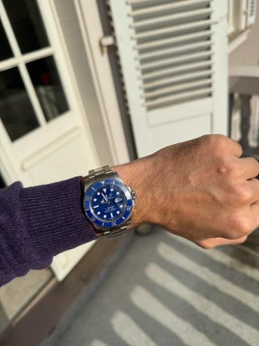 Rolex Submariner Date 116619 “Smurf” Perfect Duplicate Edition photo review