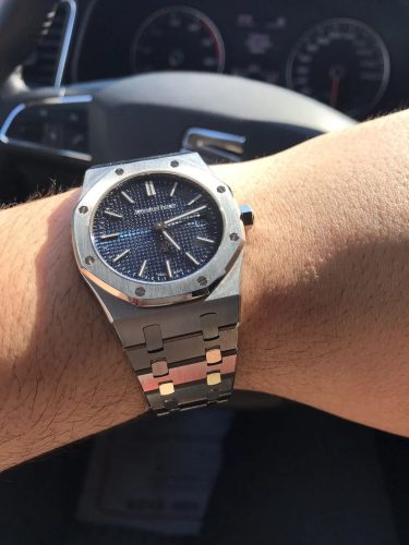 Audemars Piguet Royal Oak “Jumbo” Extra-Thin 15202ST.OO.1240ST.01 “Jumbo” Collector’s Replica photo review