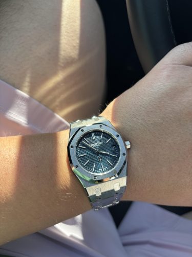 Audemars Piguet Royal Oak “Jumbo” Extra-Thin 16202ST.OO.1240ST.01 Super Accurate Clone photo review