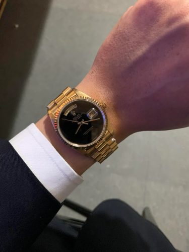 Rolex Day-Date 18038 “Onyx Dial” Authentic Replica Edition photo review