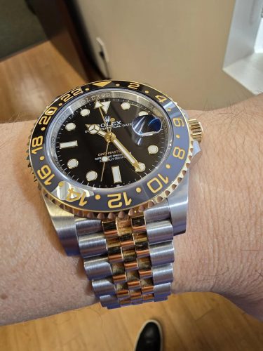 Superclone Rolex GMT-Master II Black Dial “Zombie??126713GRNR photo review