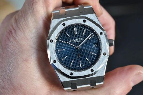 Audemars Piguet Royal Oak “Jumbo” Extra-Thin 16202ST.OO.1240ST.01 Super Accurate Clone photo review