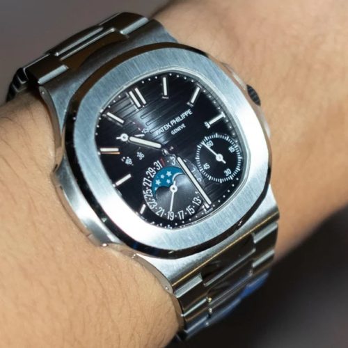 Patek Philippe Nautilus Steel Blue Dial Moon Phase 5712/1A-001 Supreme Replica Edition photo review