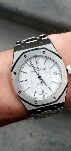 Audemars Piguet Royal Oak 15403IP.OO.1220IP.01 “Silver Dial” 1:1 Clone Edition photo review