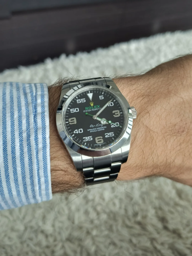 Rolex Air-King 126900 “Black Dial” Ultra Detailed Clone photo review