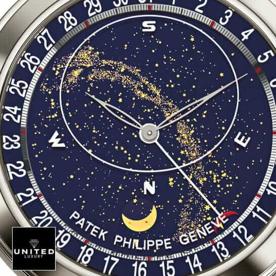 Patek Philippe Celestial 6102P-001 "Grand Complications" Ultra Accurate Clone patek philippe celestial grand 6102p replica 2 Patek Philippe Geneve Celestial Grand 6102 Blue Dial Replica front view