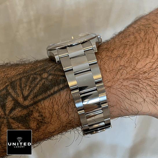 The Rolex Datejust 126200-0008 on his arm & oyster Bracelet