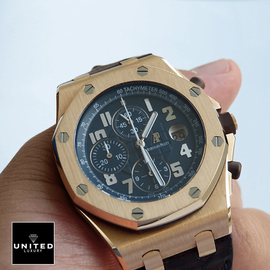 Audemars Piguet Royal Oak Offshore 26365OR.OO.D801CR.01 "Rose Gold Chronograph" audemars piguet royal oak offshore 26365OR.OO .D801CR.01 replica dial audemars-piguet-royal-oak-offshore-26365OR.OO_.D801CR.01-replica-dial