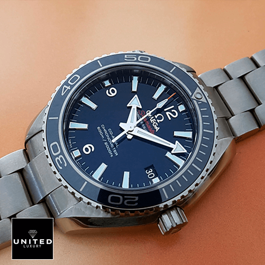 Omega Seamaster 232_90_42_21_03_001 Blue Dial Steel Replica rose background
