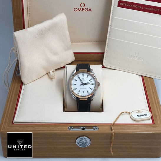 Omega Seamaster 220.22.41.21.02.001 White Dial Replica in the box