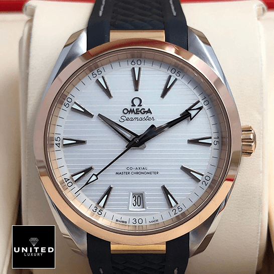 Omega Seamaster 220.22.41.21.02.001 White Dial Co Ax?al Replica in the box