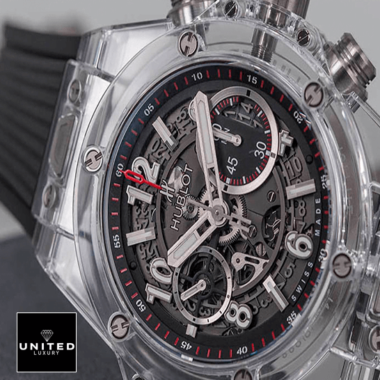 HUblot Big Bang Unico Magic Sapphire Replica crown / push button