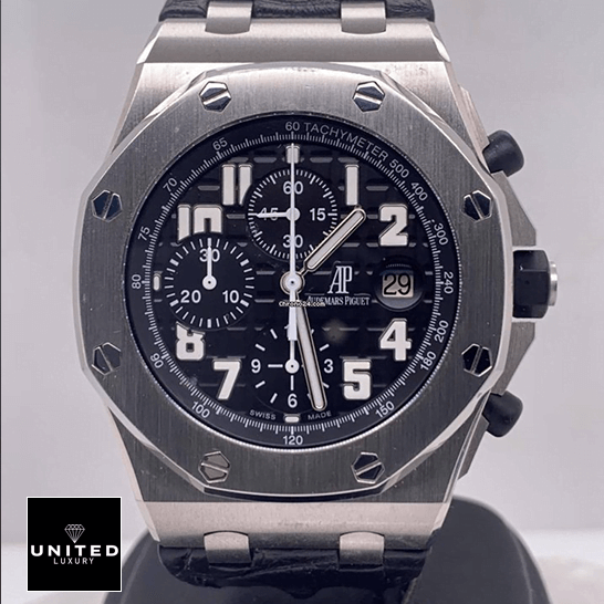Audemars Piguet Royal Oak Offshore 25940SK.OO.D002CA.02 "Black" Top Replica 1:1 Audemars Piguet Black Dial Steel Bezel Replica crown / push button