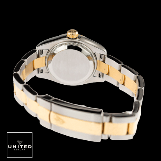 Rolex Datejust 179173 "Yellow Gold Diamond" Pro Clone 1:1 Rolex Datejust 179173 Two Tone Oyster Replica Black Background