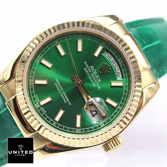 Rolex Day-Date 118138-0003 "Green Dial" Superior Replica rolex day date118138 0003 replica green Rolex Day-Date 118138-0003 Green Dial Replica