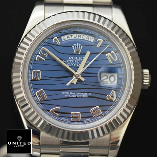 Rolex Day-Date II 228238-003 Wave Dial Replica
