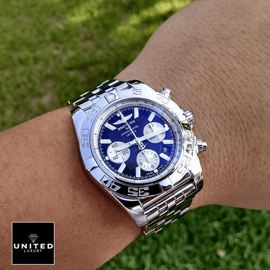 Breitling Chronomat "Black" AB011012/B967/375A Mirror Clone Quality breitling chronomat 44 black serviced complete AB011012B967375A hand