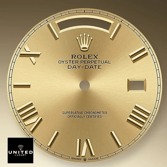 Rolex Day-Date II 228238-0007 Replica Yellow Gold Romen Numerial Dial