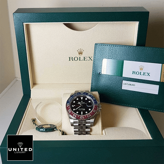 Rolex Gmt Master Pepsi 116719BLRO Replica ?n the Rolex Box & Guarantee Card