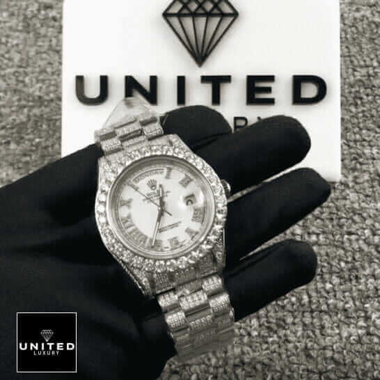Rolex Day-Date II 218239 Iced Out Replica