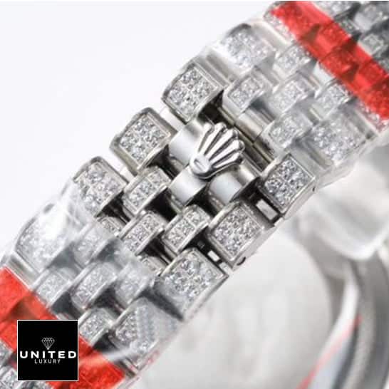 Rolex Datejust 116300 "Iced Out Baguette" Ultra Precision Replica asdw Baguette rolex diamond replica bracelet and rolex logo