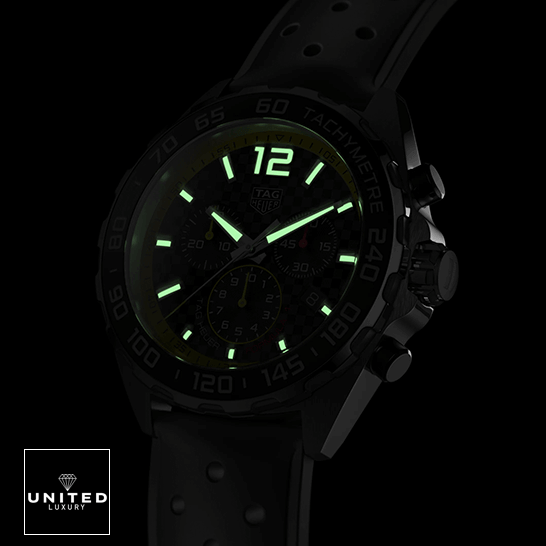 Tag Heuer Carrera Formula 1 Automatic Replica dial phosphor