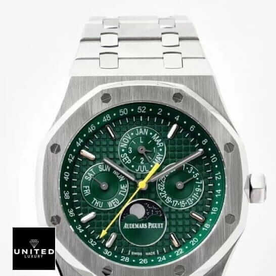 Audemars Piguet Royal Oak Perpetual Calendar 26574ST "Blue Dial" Top Grade Replica 21 1 3 AP Royal Oak Offshore 26574ST.OO.1220ST.02 Stainless Steel Bracelet