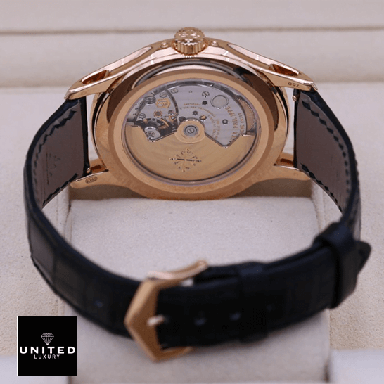 Patek Philippe Annual Calendar 5205R-010 "Black Dial" Masterpiece Clone patek philippe complications automatic black dial 5205R 010 back patek_philippe_complications_automatic_black_dial_5205R-010_back