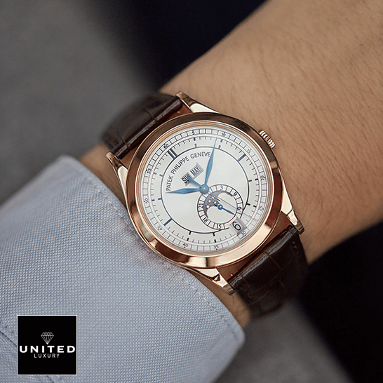 Patek Philippe Annual Calendar Moon Phase 5396R-001 "Rose Gold" True Replica 1:1 patek philippe complications 5396R 001 replica wrist patek-philippe-complications-5396R-001-replica-wrist