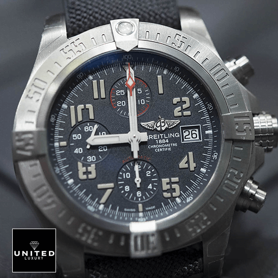 Breitling Avenger Bandit E1338310I502 "Titanium" Perfect Duplicate 1:1 breitling avenger E13383101M2W1 replica front