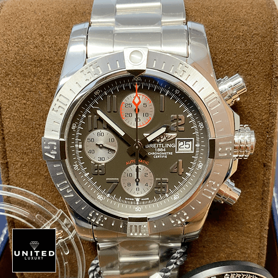 Breitling Avenger A13381 Super Clone?|?United?Luxury breitling avenger A1338111F564170A replica front breitling-avenger-A1338111F564170A-replica-front