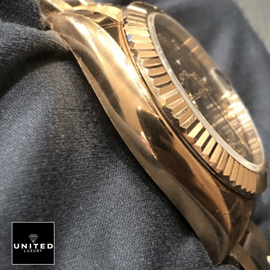 Rolex Sky-Dweller Chocolate 326935-0003 Rose Gold Case Replica