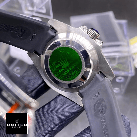 Rolex Submariner 116336 Leather Bracelet Replica stainless steel case