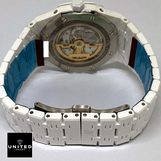 Audemars Piguet Royal Oak Perpetual Calendar 26579CS.OO.1224CS.01 Signature Copy Edition Audemars Piguet Perpetual Calendar Steel White Bracelet Replica