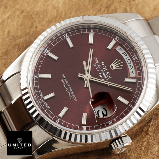 Rolex Day-Date 36 Purple Dial 118239-0304 Replica