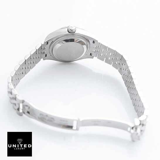 Rolex Lady-Datejust 279174-0003 Pink Dial Ultra Clone 1:1 Rolex Datejust 279174 Stainless Steel Replica opened clasp