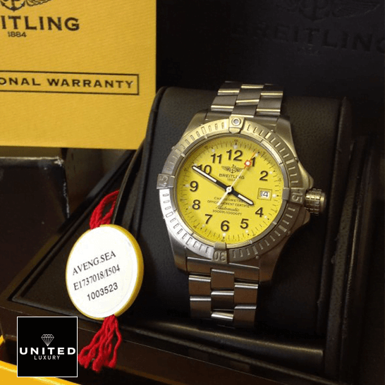 Breitling Avenger II Seawolf A17331 "Yellow Dial" Perfect Clone Edition A17330 dial man yelloow Breitling Avenger II Seawolf A17331 "Yellow Dial" Perfect Clone Edition A17330 dial man yelloow