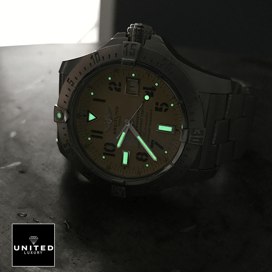 Breitling Avenger II Seawolf A17331 "Yellow Dial" Perfect Clone Edition breitling aeromarine avenger seawolf man lume breitling_aeromarine_avenger_seawolf_man_lume