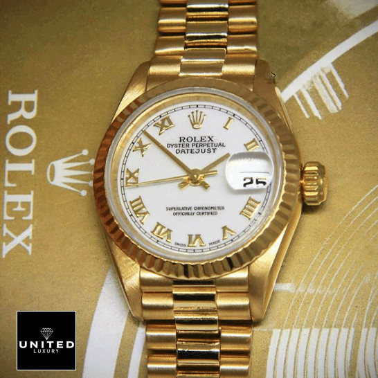 Rolex Datejust 116238 White Romen Numerial Dials