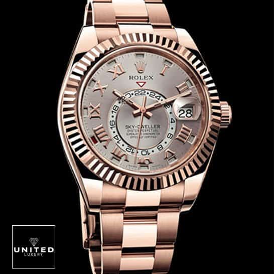Rolex Sky-Dweller Pink Gold 326935-0004 Replica