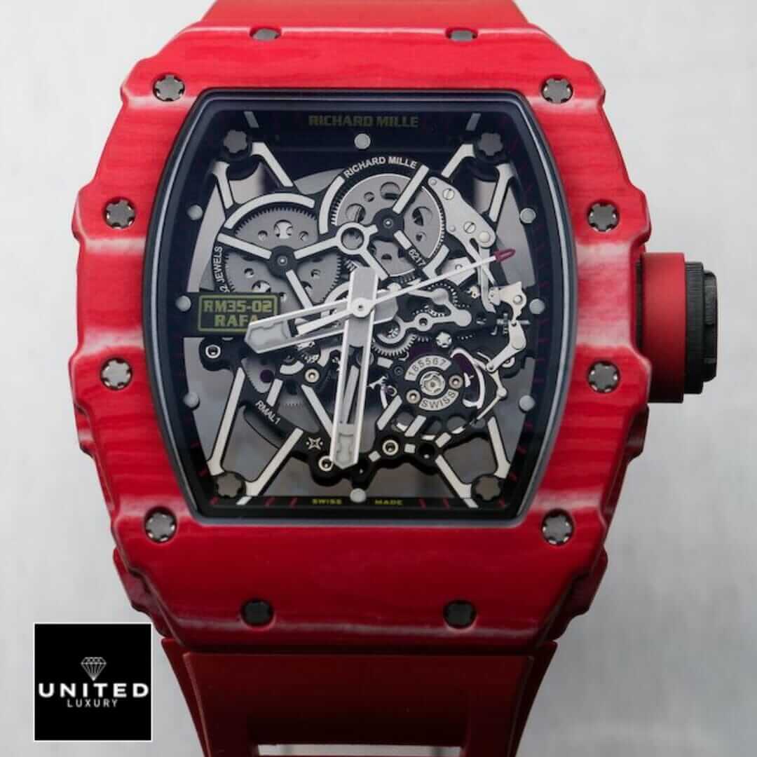 Richard Mille RM 35-02 "Red Quartz TPT" Top Replica 1:1 Yeni Proje 2 21 Richard Mille RM35-02 Rafa Black Dial Replica white background