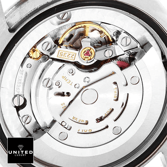 Rolex Datejust 178274 MOP Diamond Dial Swiss Super Clone rolex datejust 178274 steel white gold automatic mother pearl diamond dial jubilee replica back unitedluxurynet 1 Rolex Datejust 178274 Replica 2235 mechanism