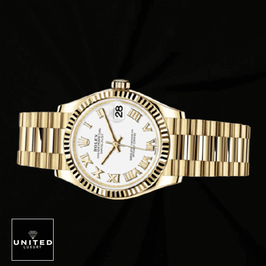 Rolex Datejust 278278 Yellow Gold Fluted Bezel Top Replica 1:1 Rolex Datejust 278278-0019 Yellow Gold Automatic White Dial Oyster Replica