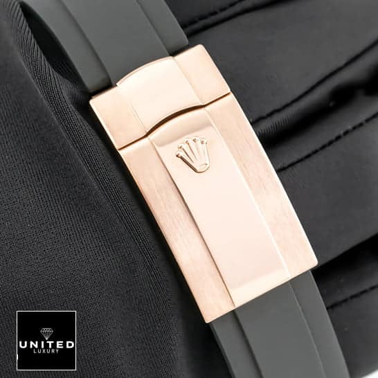 Rolex Sky-Dweller 326235 Rose Gold Fold Clasp on the Rolex Logo Replica