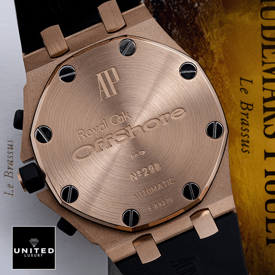 Audemars Piguet Royal Oak Offshore Rose Gold Kasa Replika üstten g?rünüm